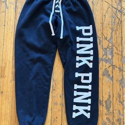 Pink Victoria's Secret joggers