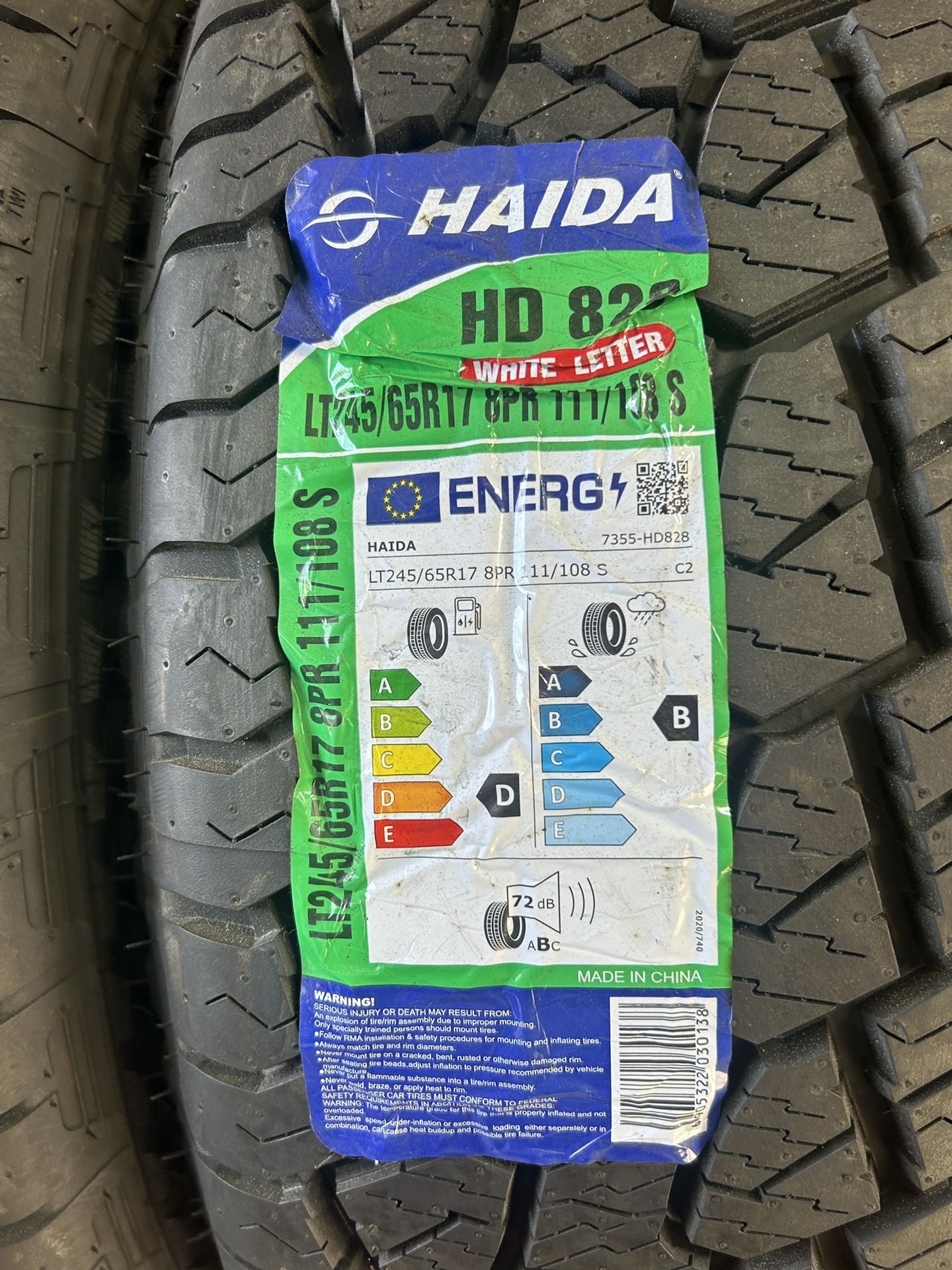 New 245/60R17 10ply Haida HD-828 $$ 140 Per Tire
