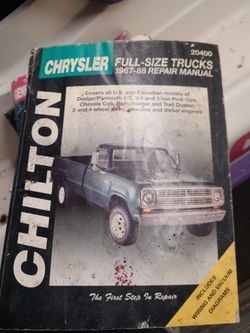 Chilton Repair Manual