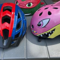 Assorted bike helmets $15 each