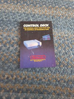 Original Nintendo Instructional Manual