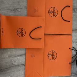 Authentic hermes Shopping Bag