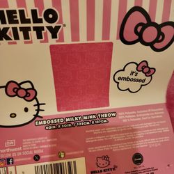 Baby Embossed Hello Kitty Blanket 