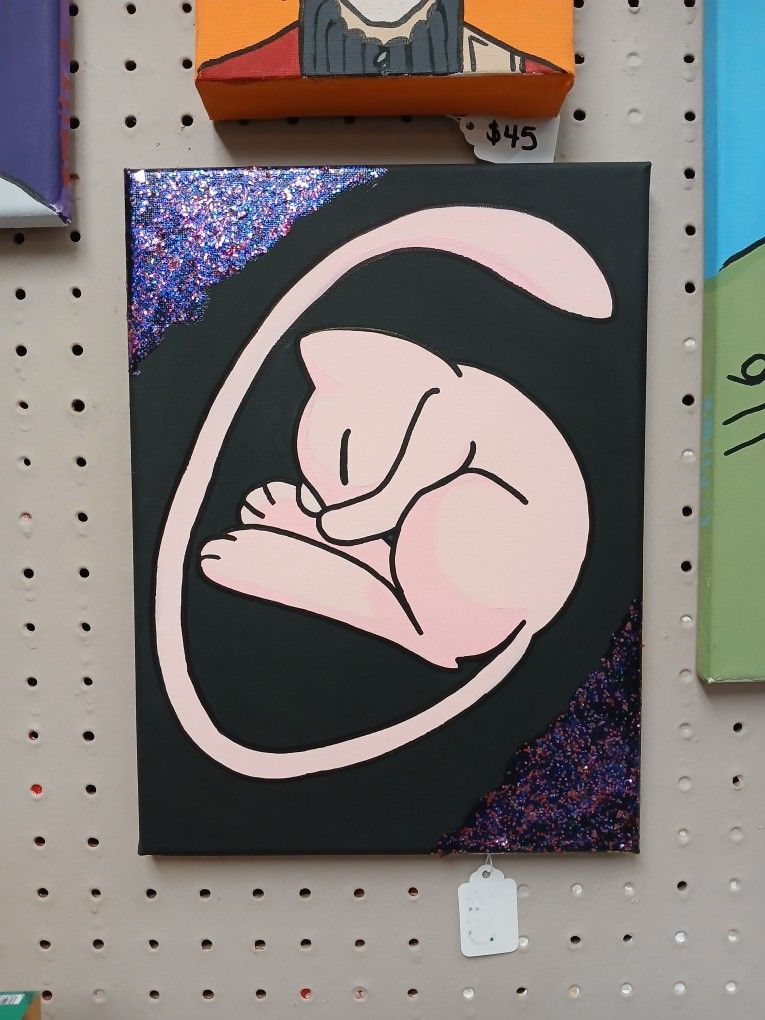 Pokémon Mew Painting