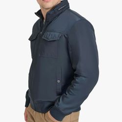 DOCKERS Men's Quilted Lined Flight Bomber Jacket XL