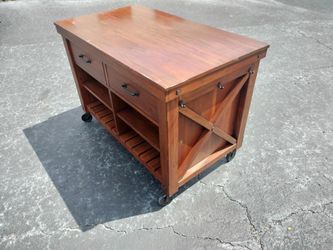 ✨ Industrial Farmhouse Kitchen Island 🥰 Stylish, Functional & Ready for Your Home! ✨