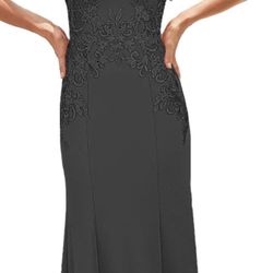 XS Beautiful Black Shiner Dress