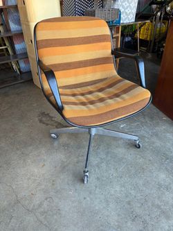 Vintage Mid-Century Office Chair on Casters