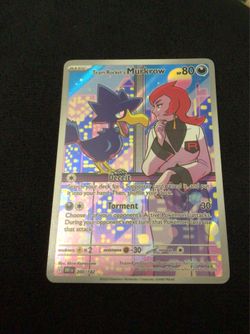 Team rockets Murkrow Pokémon cards