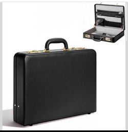 LOCKCURX Briefcases for Men, Anti-Theft Dual Lock Briefcase with 16 Inch Laptop Compartment, Waterpr
