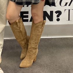 Steve Madden Knee High Cowgirl Boots