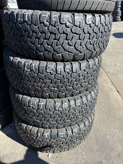 LT 285/65/18 bf goodrich used set