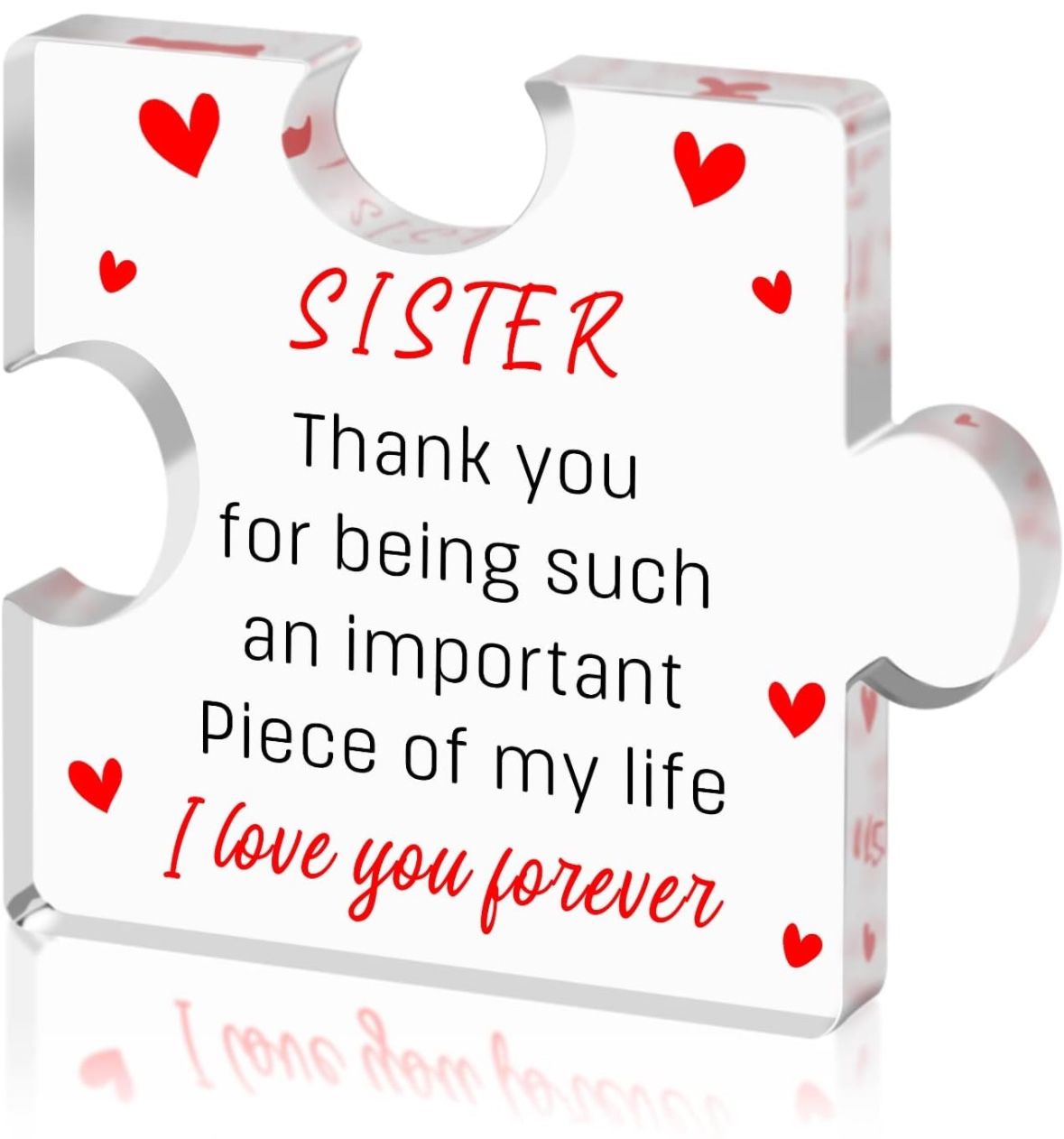 Unique Sister Gifts,Gifts for Sisters from Sisters Brother,Happy Sister Birthday Gift Ideas