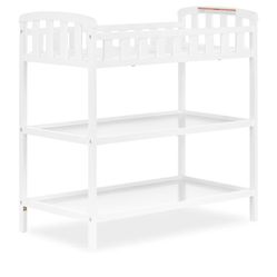 Brand New Dream On Me Emily Changing Table – White, Solid Wood with Pad