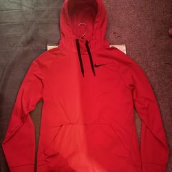 Nike Dri-FIT Red Pullover Hoodie Men’s Size Small