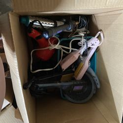 Box Of Hair Tools 