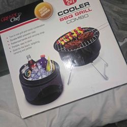 2in1 Cooler BBQ Grill Combo