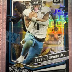 2023 Optic Travis Etienne Jr Black Pandora /25