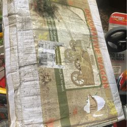 New Wooden Wagon Box Looks Rough 