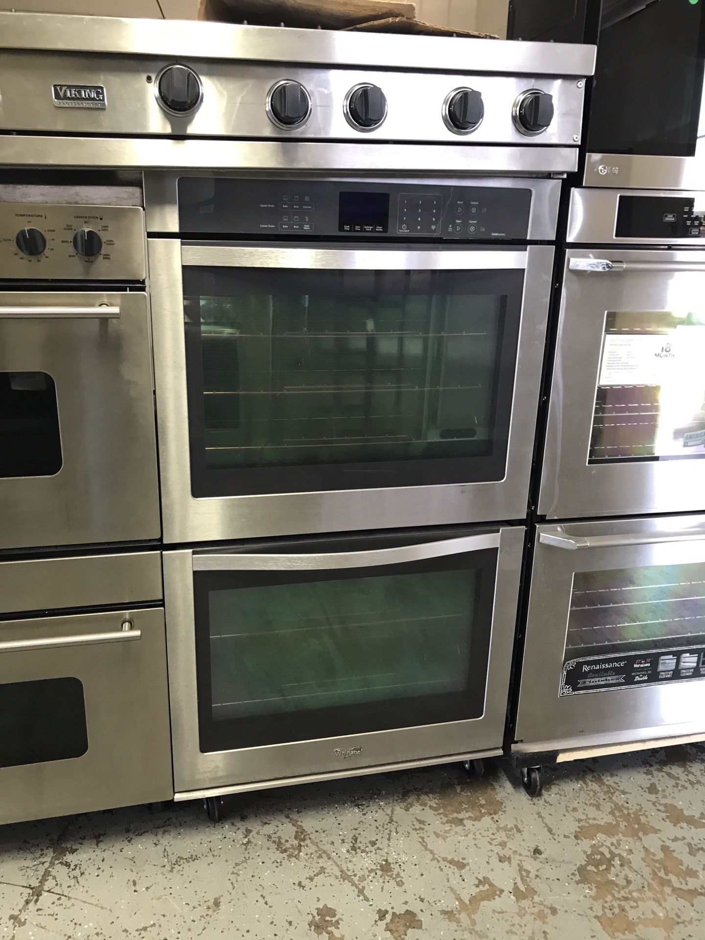 Whirlpool 30”Wide Stainless Steel Double Electric Wall Oven