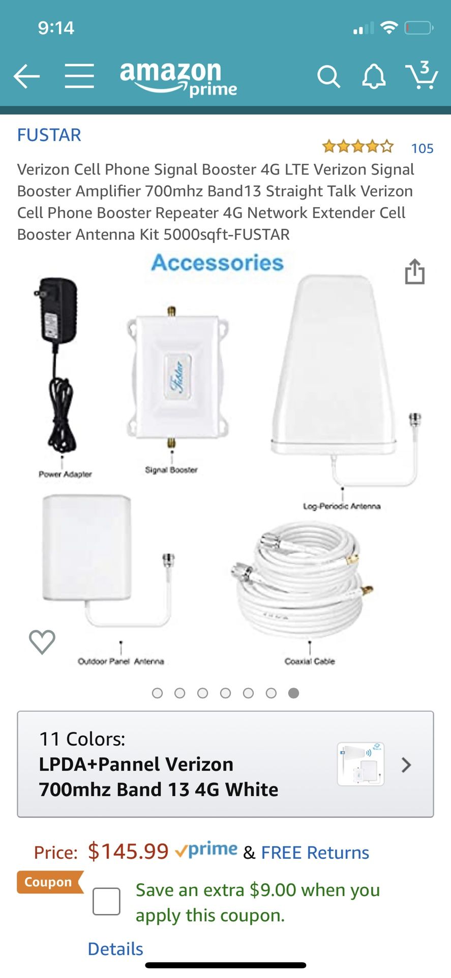Verizon Cell Phone Signal Booster 4G LTE Verizon Signal Booster Amplifier 700mhz Band13 Straight Talk Verizon Cell Phone Booster Repeater 4G Network