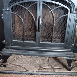 Freestanding Electric Fireplace Stove Heater