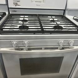 Whirlpool 30” Inch Gas Stove Preowned 