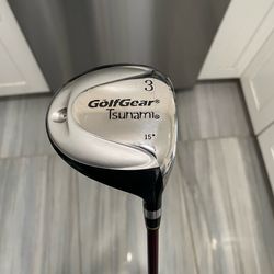 Golf Gear Tsunami 3 Fairway Wood 15°, Flex R Shaft, 43” RH - STILL AVAILABLE