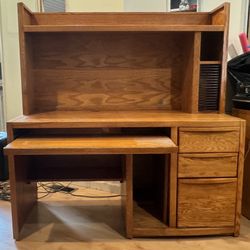 Solid oak desk 200.