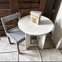 Kids Wooden Table Set 