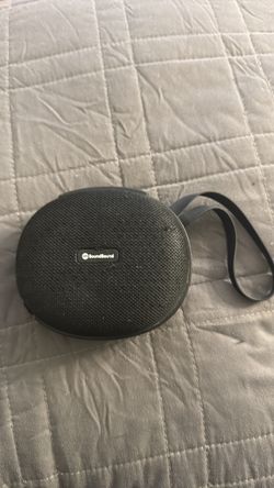 SoundBound Excursion Pro Round Wireless Speaker with Sling,