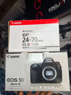 Sealed Canon 5d mark iv with lens