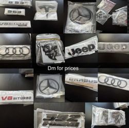 Real Car Sings Emblems