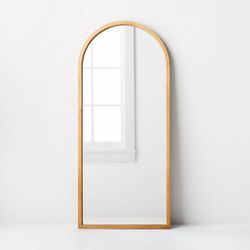 Wooden arch mirror - $100