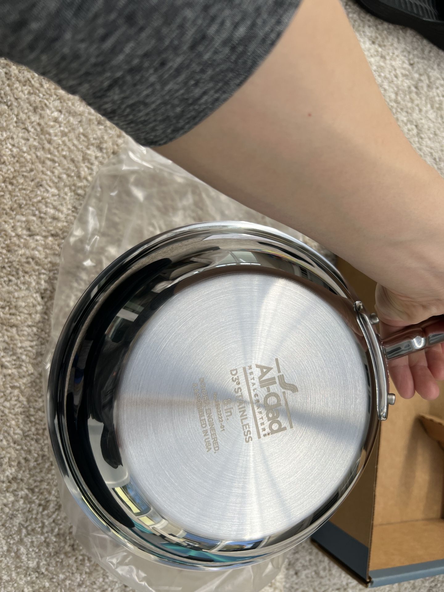 All Clad 8 Inch Stainless Fry Pan Made In USA for Sale in Bellevue, WA -  OfferUp