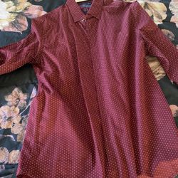 4 Long sleeve Button Up Shirts 