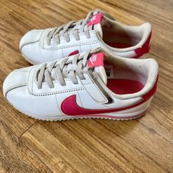 Little Kids Girls Nike Cortez White Pink Sneakers Shoes Size 13 