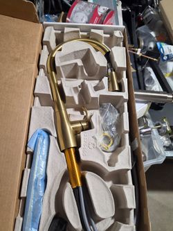 Kohler kitchen faucet color gold K596-2mb