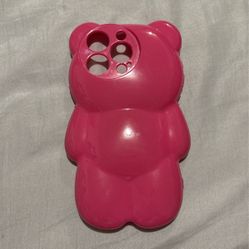Iphone 15 Pro Pink Bear
