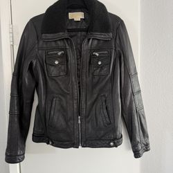 Michael Kors Genuine Ladies Leather Jacket