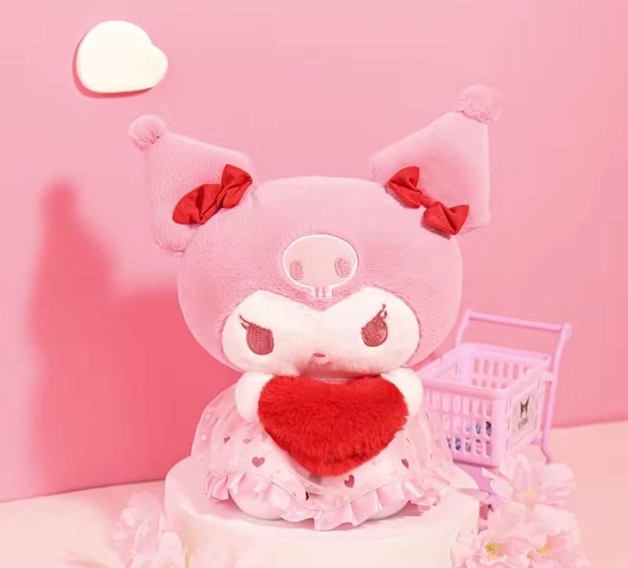 New Pink Sanrio Kuromi Large Plushie