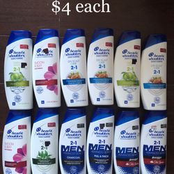 Head & Shoulder Shampoo conditioner $4 Each