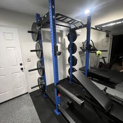 SQUAT RACK/ HR1000/ VESTAFITNESS/ WEIGHTS/ BARBELL/ BENCH/ GYM EQUIPMENT/ FREE DELIVERY 🚚 