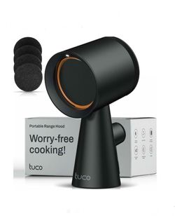 TUCO Portable Range Hood, Countertop Kitchen Exhaust Fan with 3 Speeds, 5-Layer Filter, Powerful Smoke Removal, Low Noise, Oil Cup, Retails $89.99