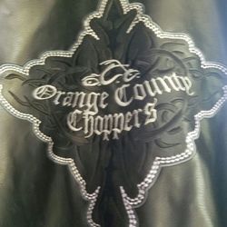 LEATHER ORANGE COUNTY CHOPPERS (size 14/16)