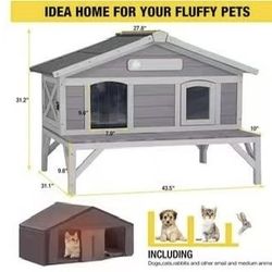 😀 Aivituvin-AIR92-IN Insulated Outdoor Feral Cat House