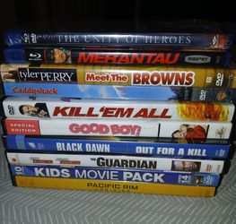 Movies for sale $3 each $20 for the group