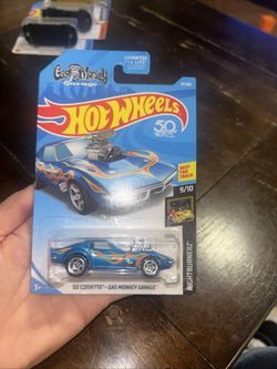 Hotwheels Gas Monkey Garage 1968 Blue Corvette 