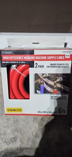 New Everbuilt Washing Machine Supply Lines