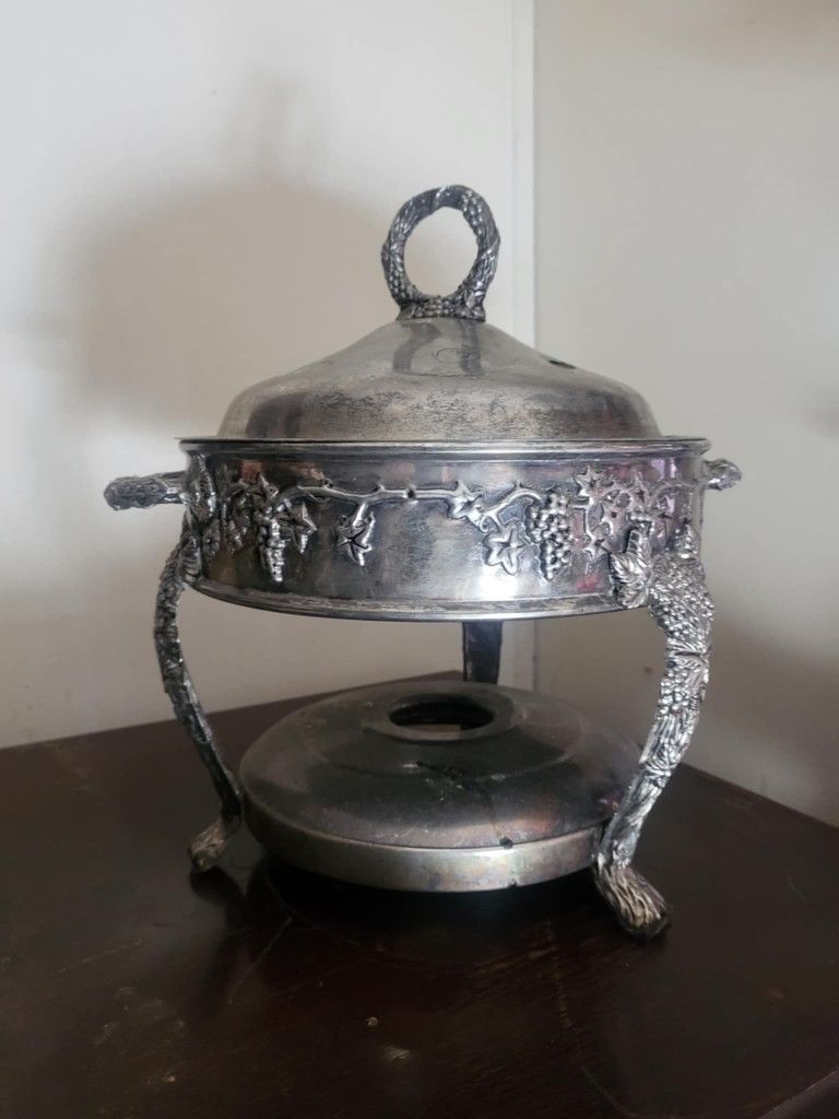 Silver Quadruple Antique Bowl